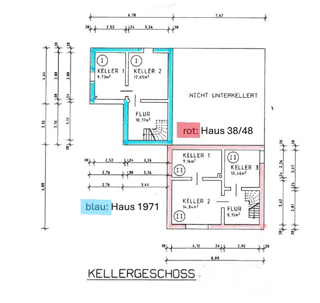 Grundriss Kellergeschoss