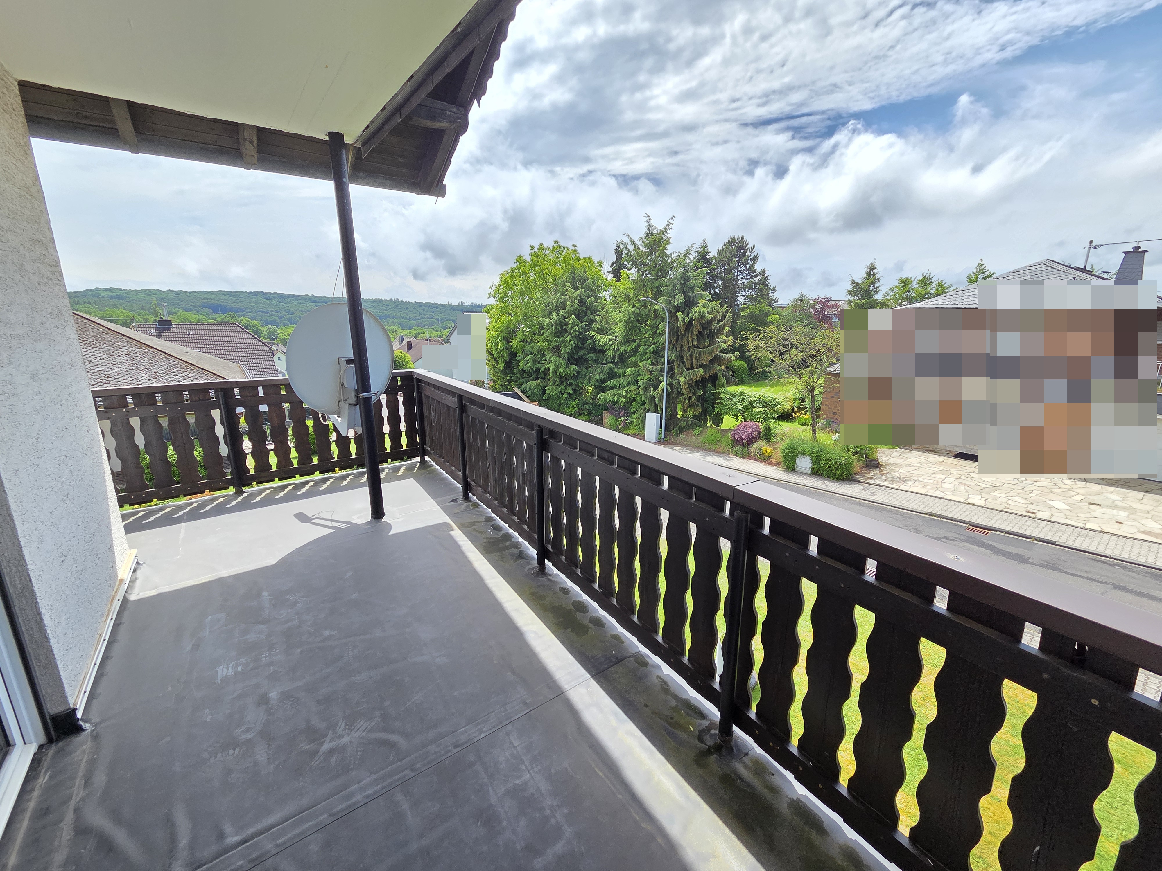 Balkon mit Aussicht