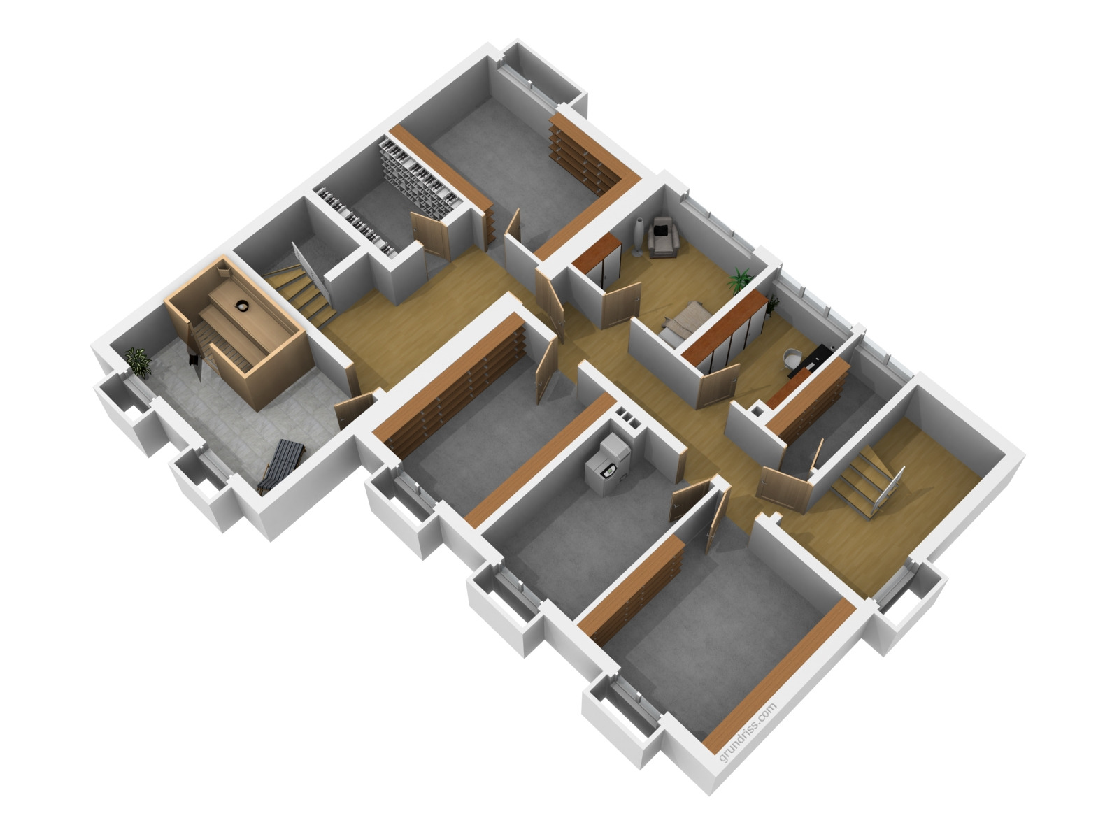 Grundrissmusterbeispiel KG