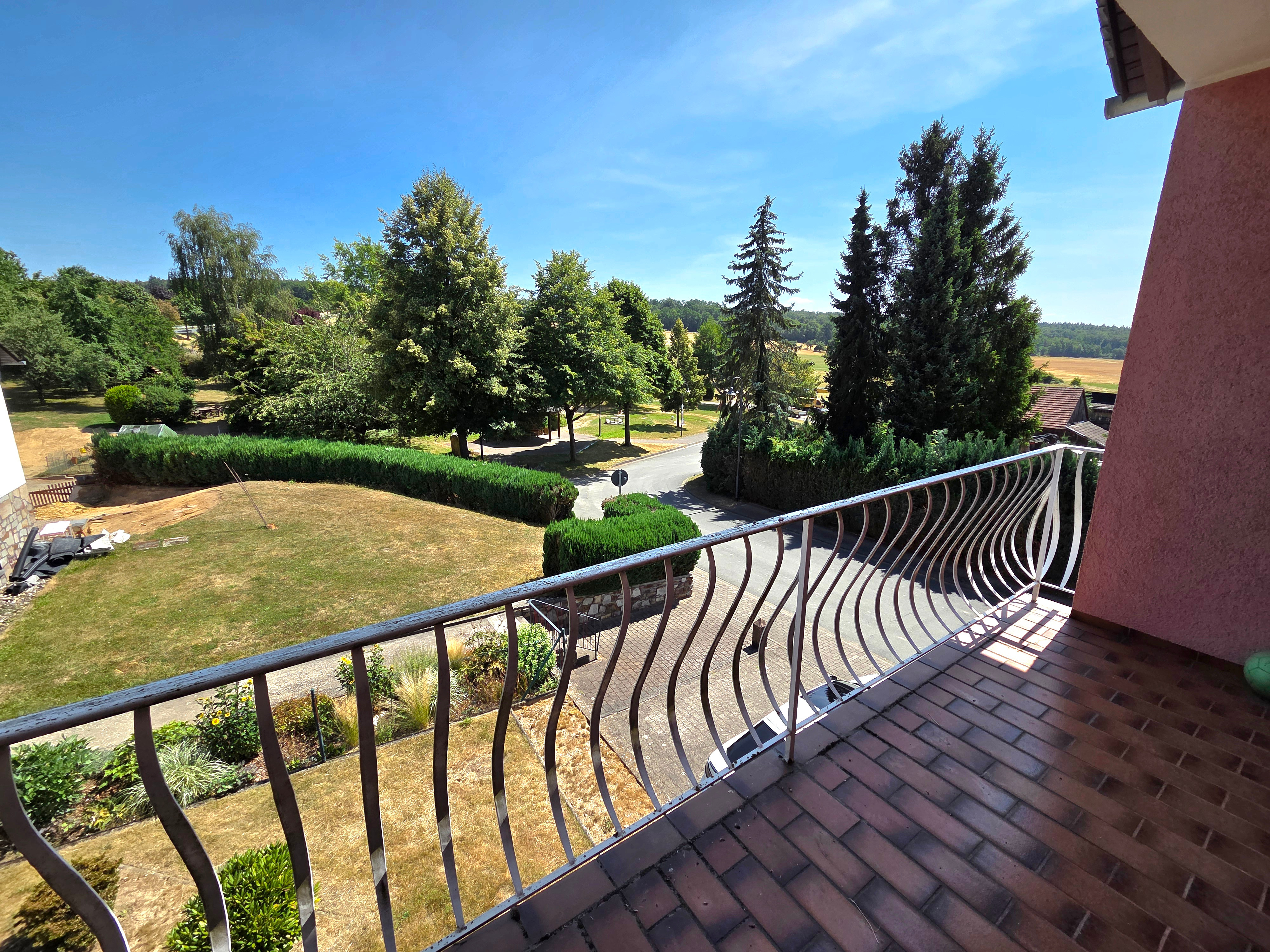 Balkon mit Aussicht