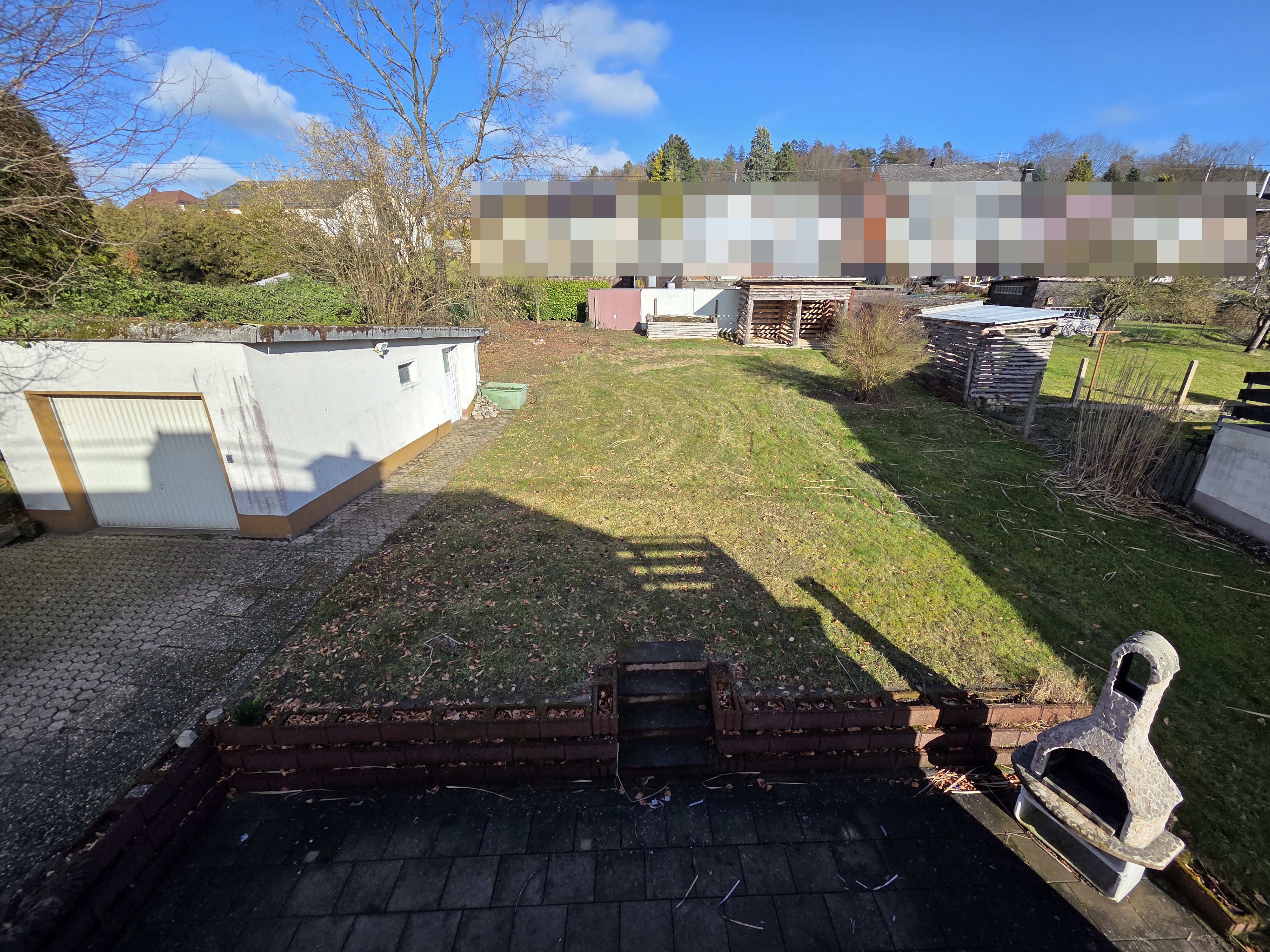 Aussicht Garten Dachterrasse