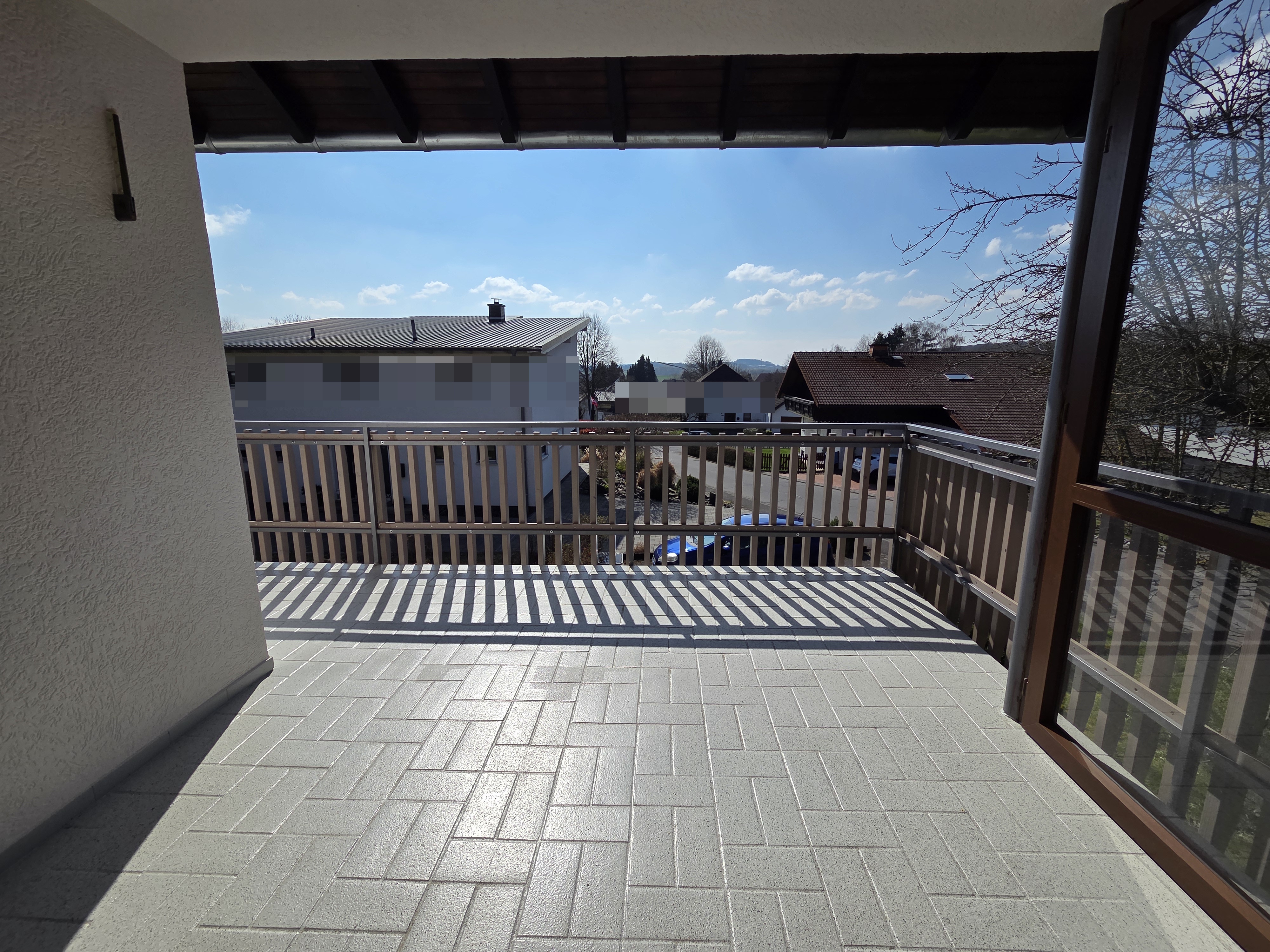Balkon mit Aussicht