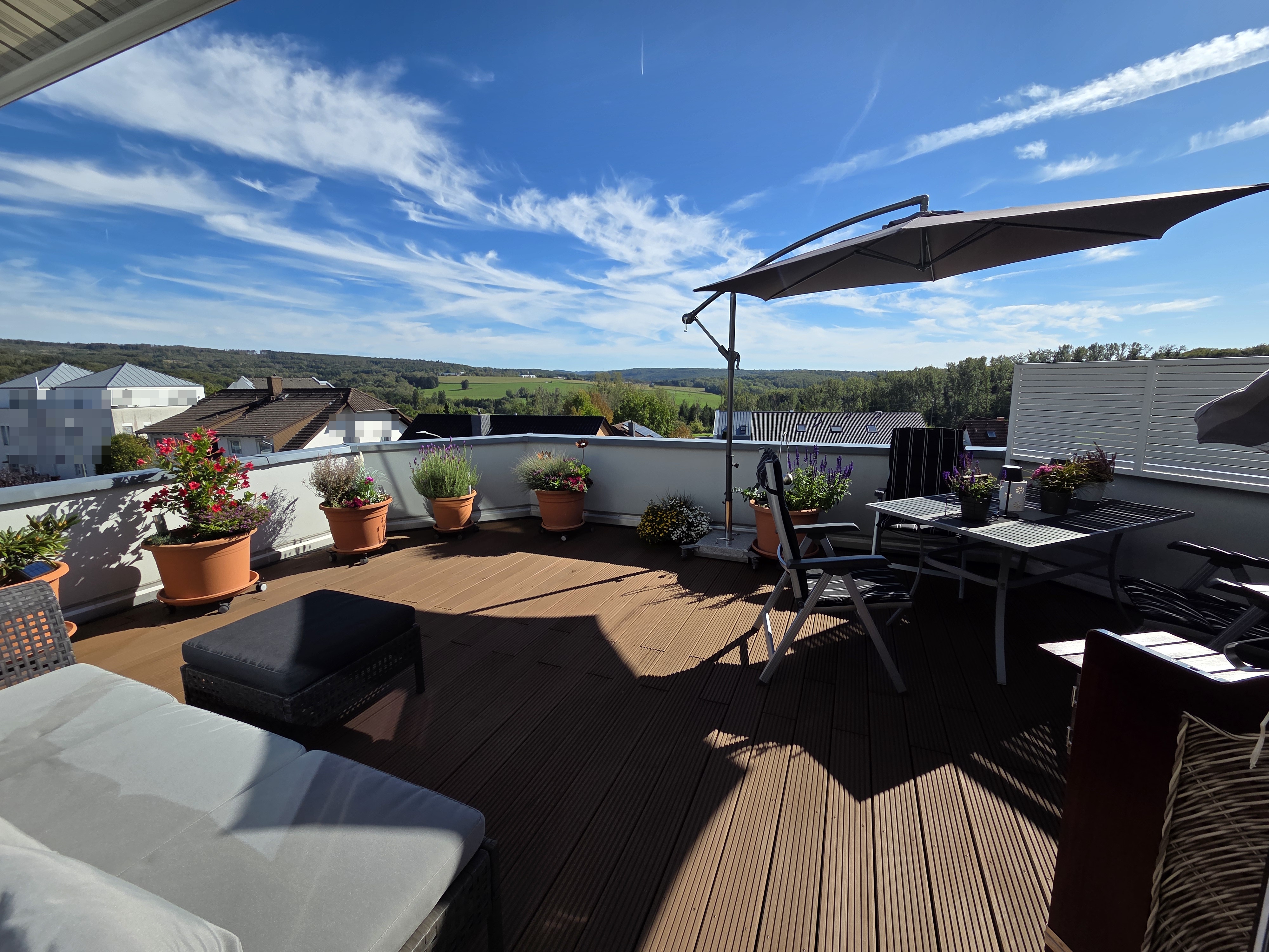 Dachterrasse mit Weitsicht