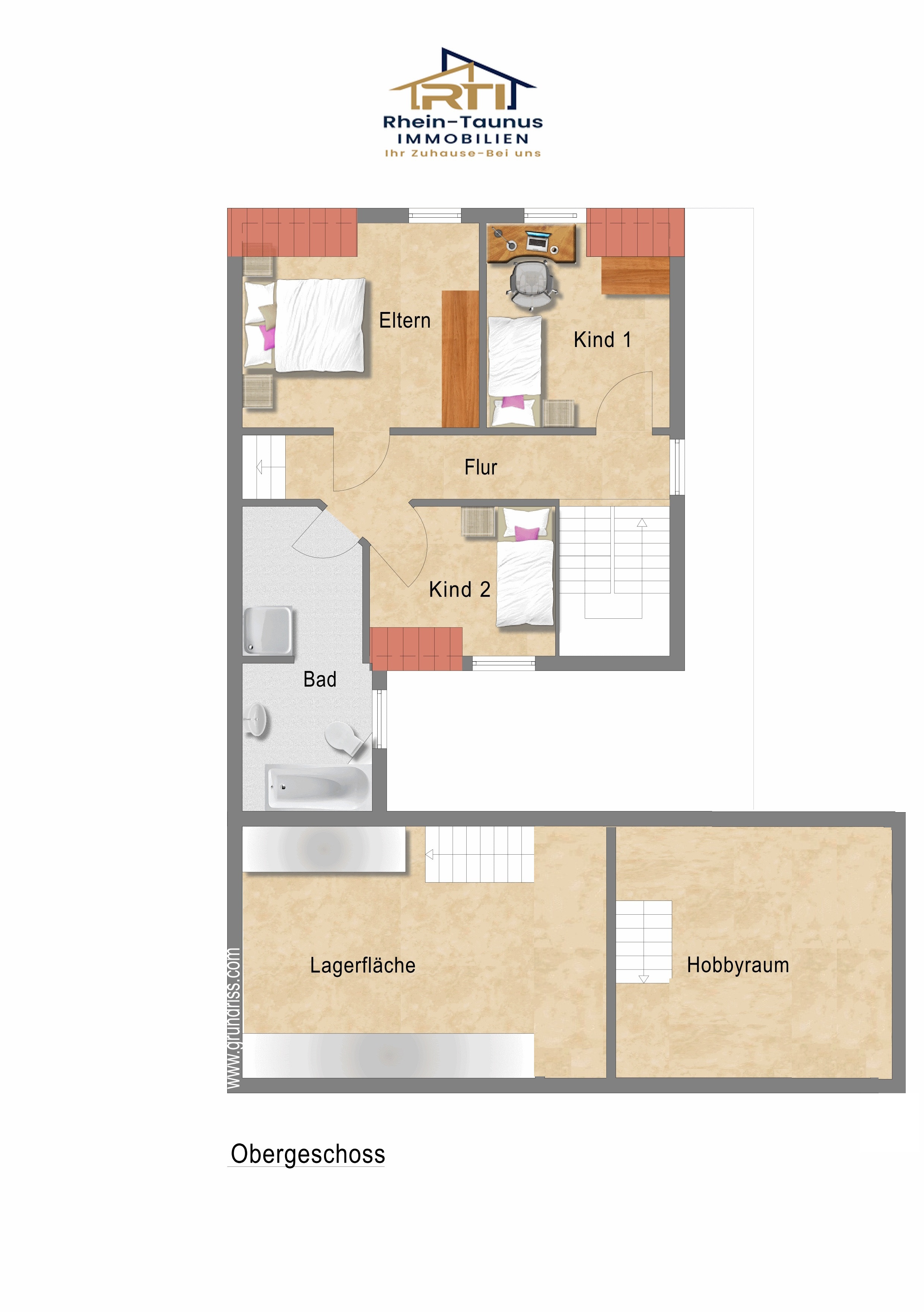 Grundrissbeispiel 1.OG