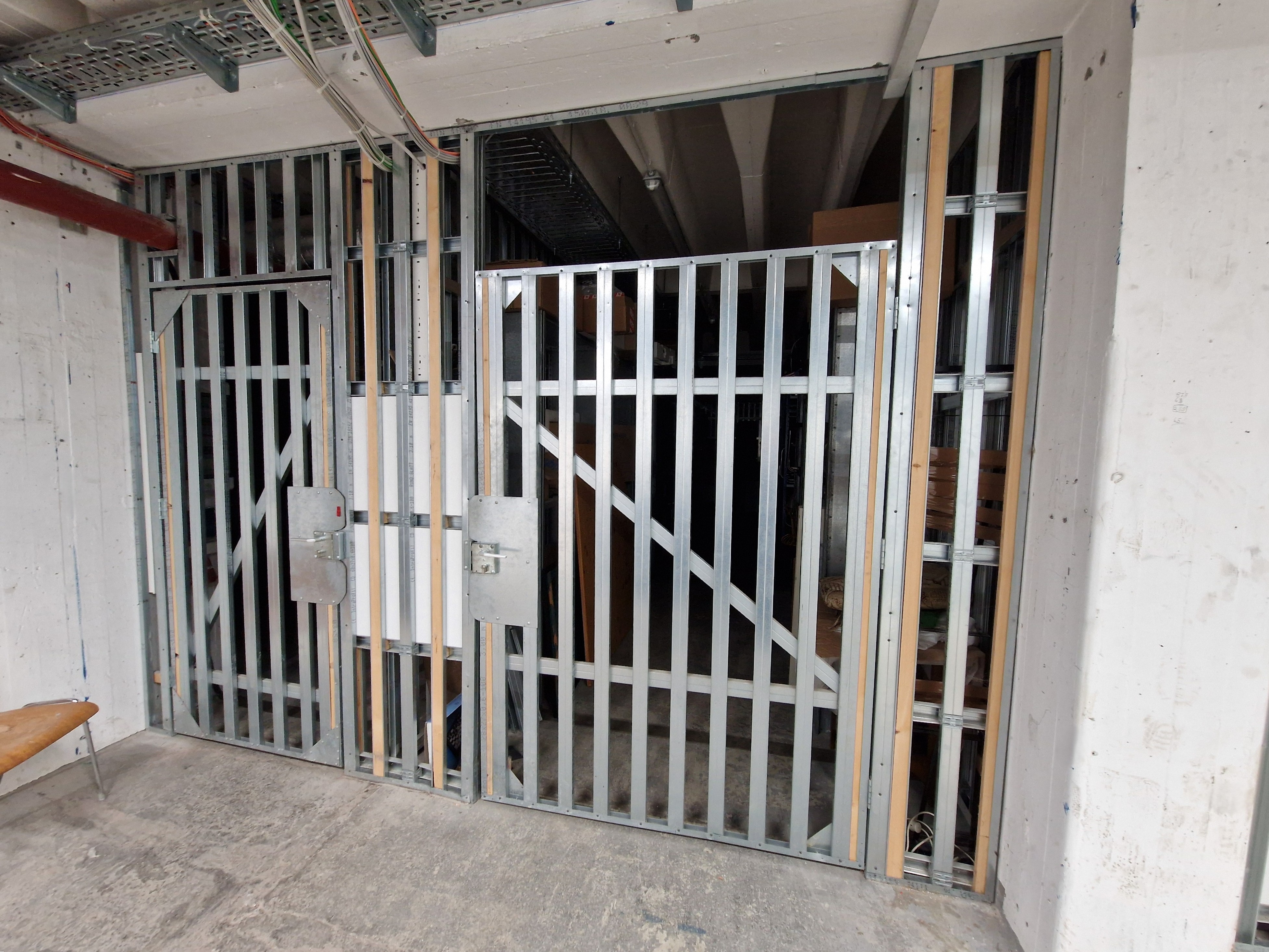 Eingang zur Lagerfläche