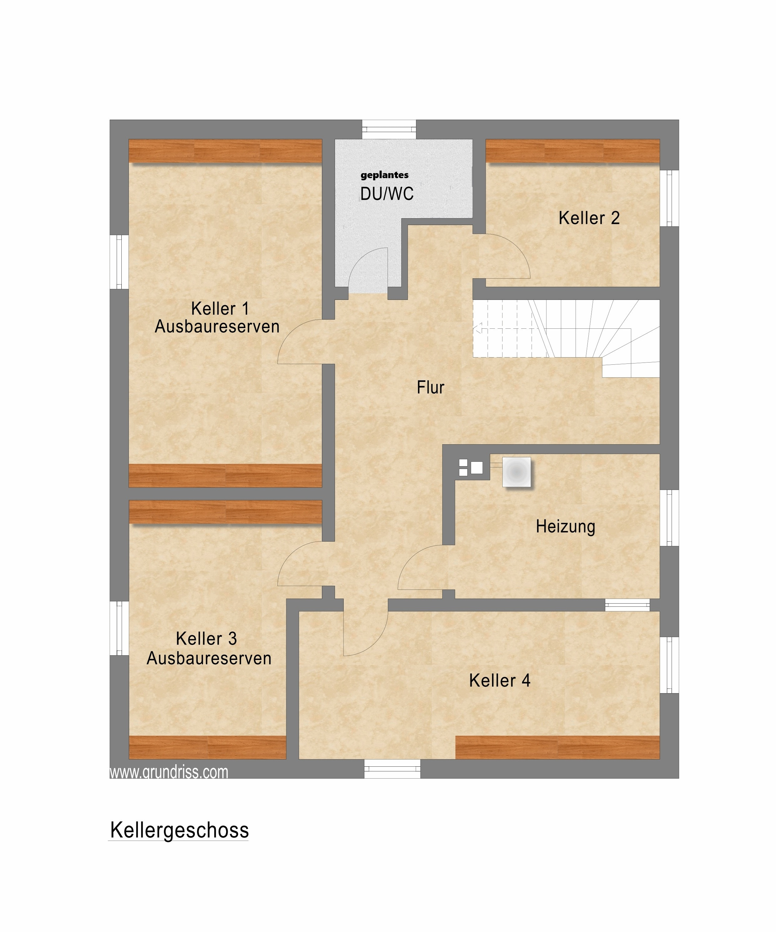 Grundriss Kellergeschoss