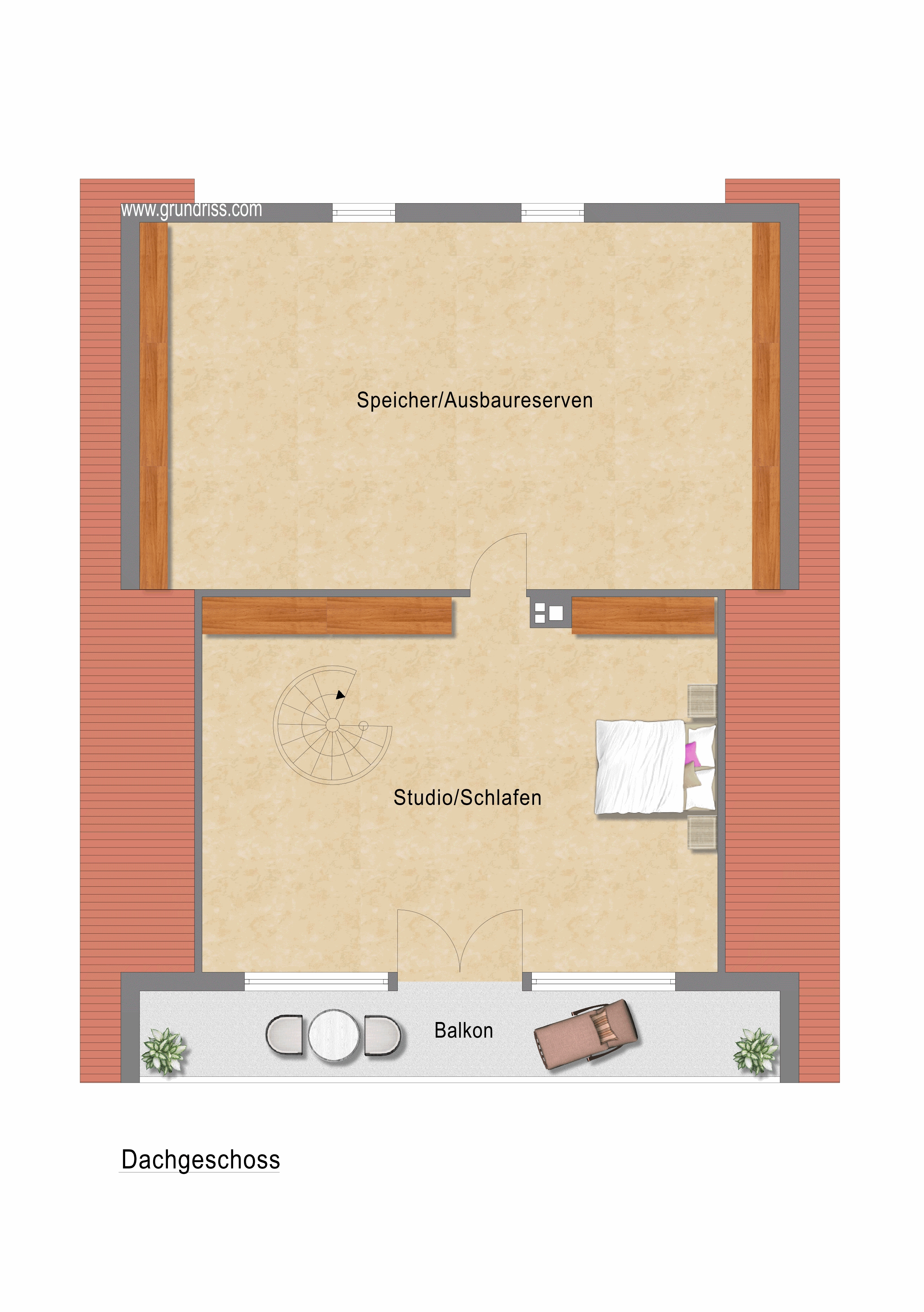 Grundriss Dachgeschoss