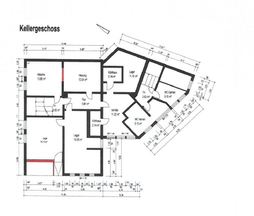 Grundriss Kellergeschoss