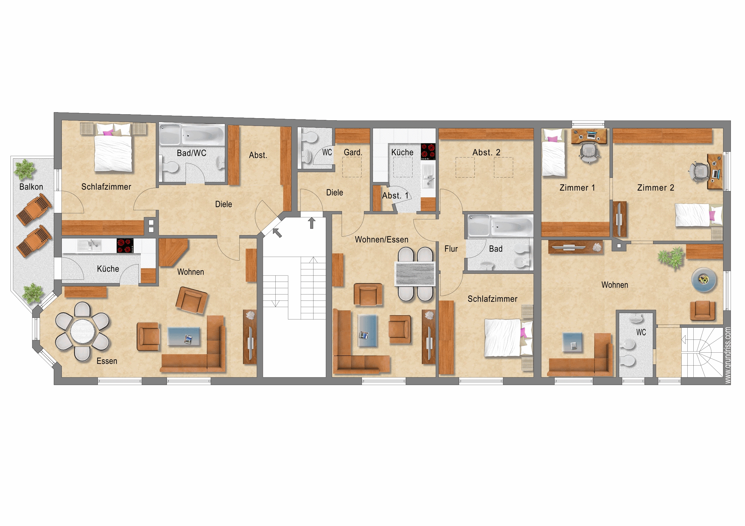 Grundriss Obergeschoss