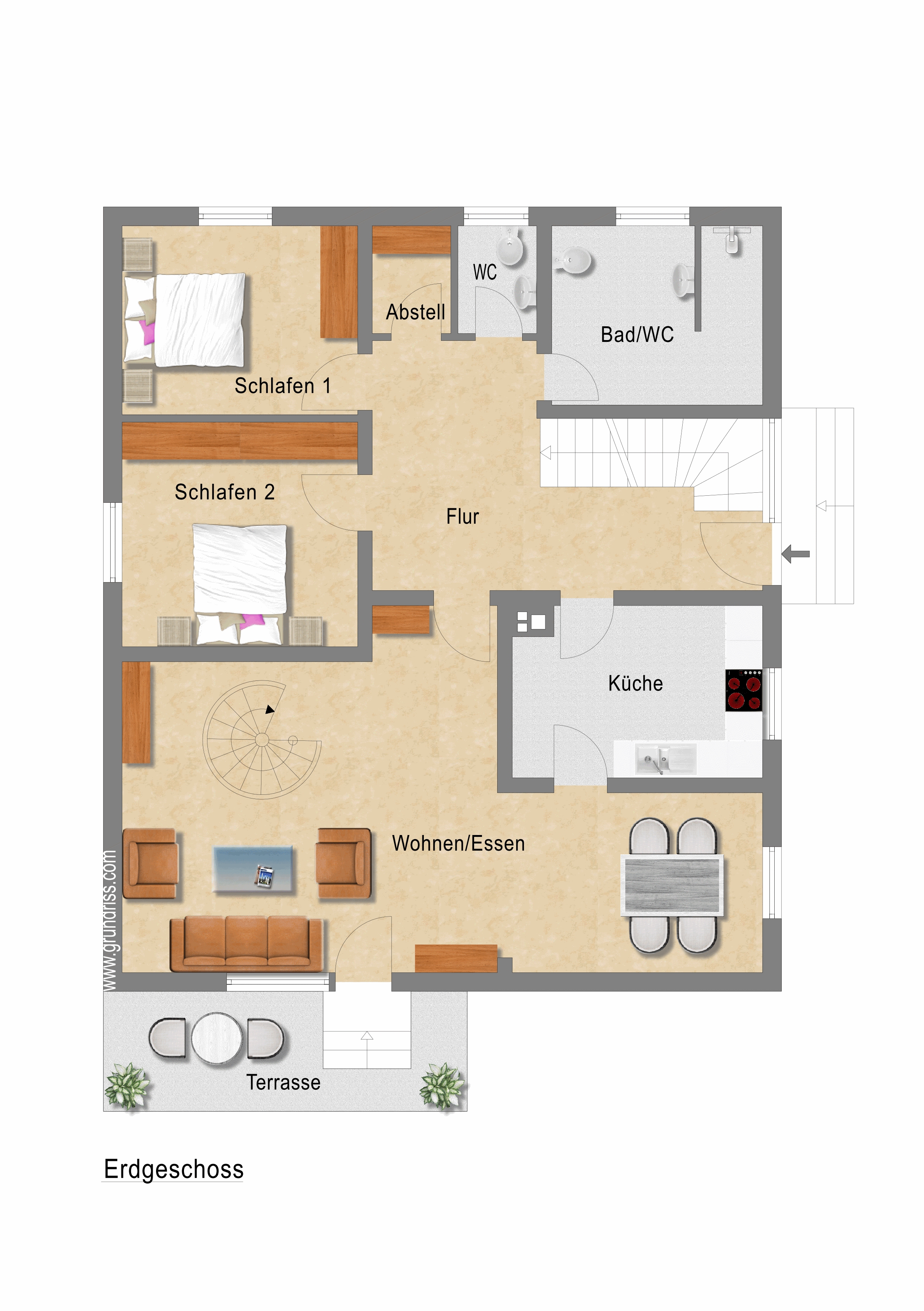 Grundriss Erdgeschoss