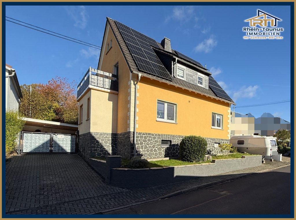 „Sonnenenergie inklusive – modernisiertes Wohnhaus mit PV-Anlage in Obererbach“