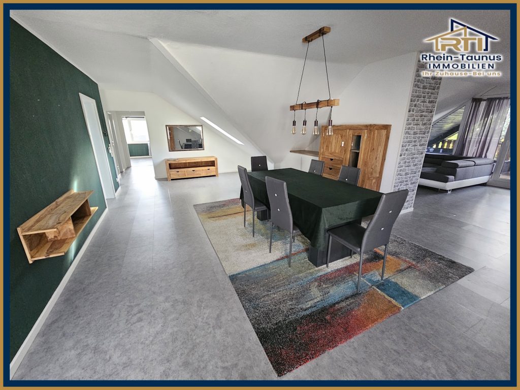 Attraktive Dachgeschosswohnung mit Balkon und Garage in Heiligenroth!